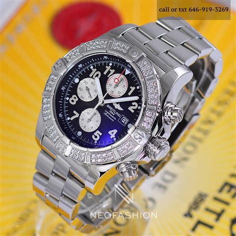 breitling navitimer world diamond bezel|breitling super avenger diamond bezel.